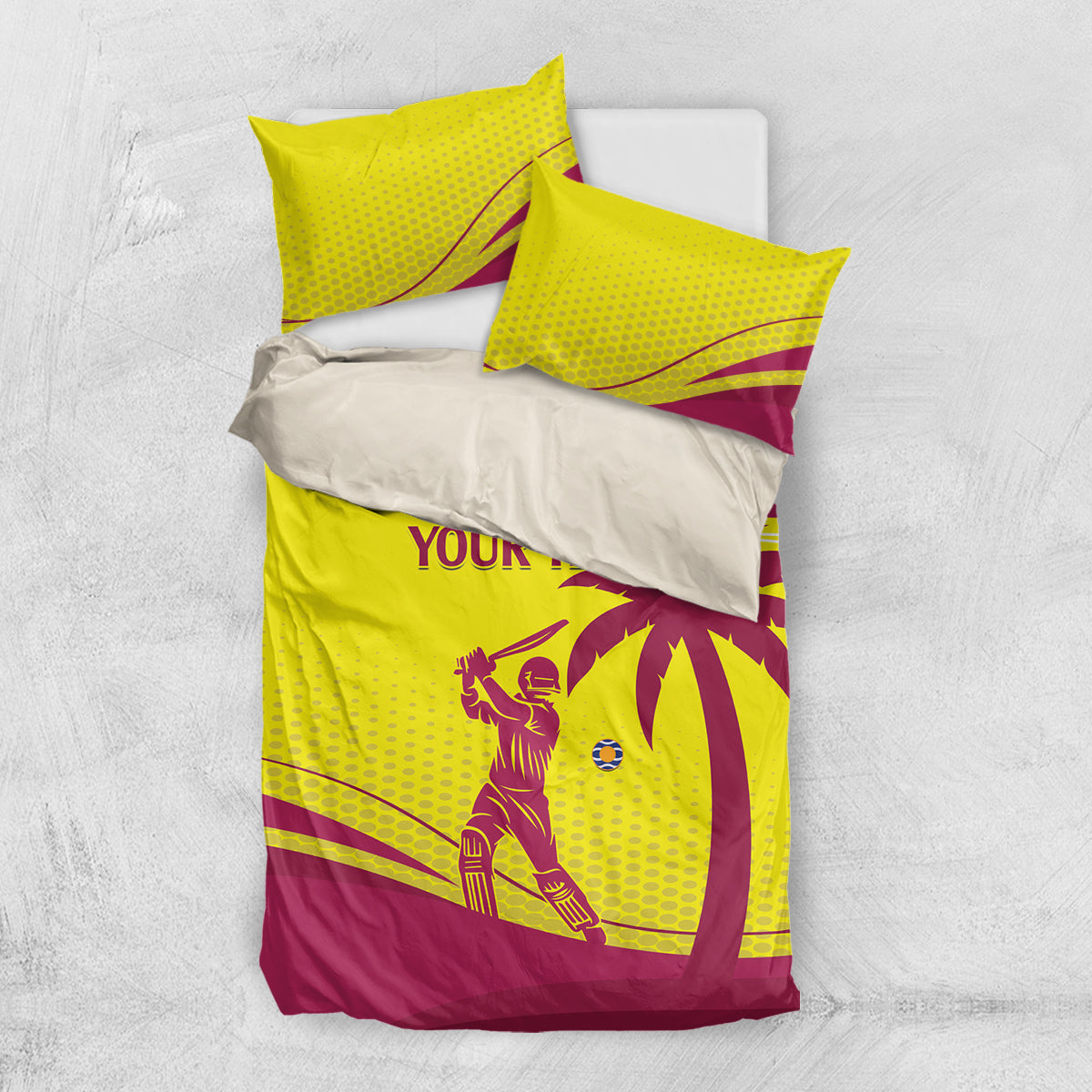 Custom West Indies Cricket Bedding Set 2024 World Cup Go Windies - Wonder Print Shop