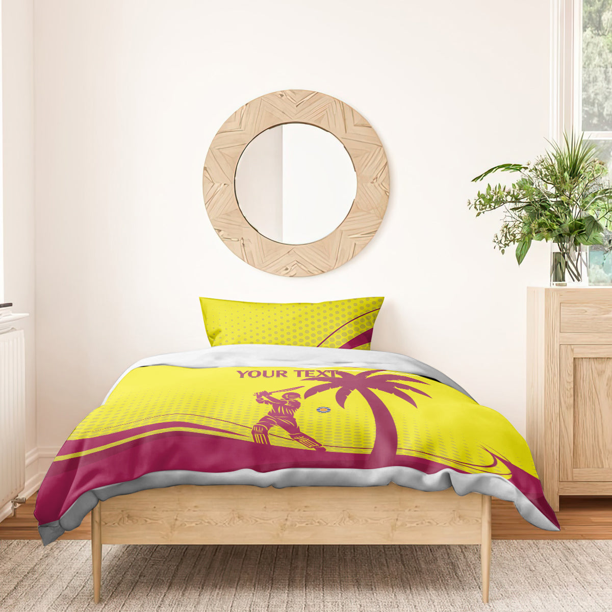 Custom West Indies Cricket Bedding Set 2024 World Cup Go Windies - Wonder Print Shop