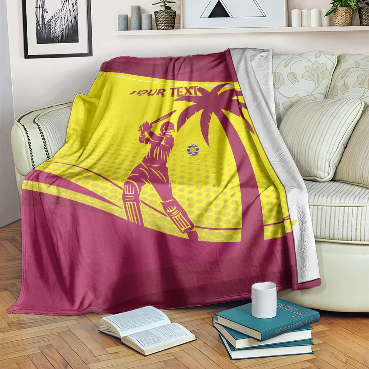 Custom West Indies Cricket Blanket 2024 World Cup Go Windies