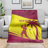 Custom West Indies Cricket Blanket 2024 World Cup Go Windies