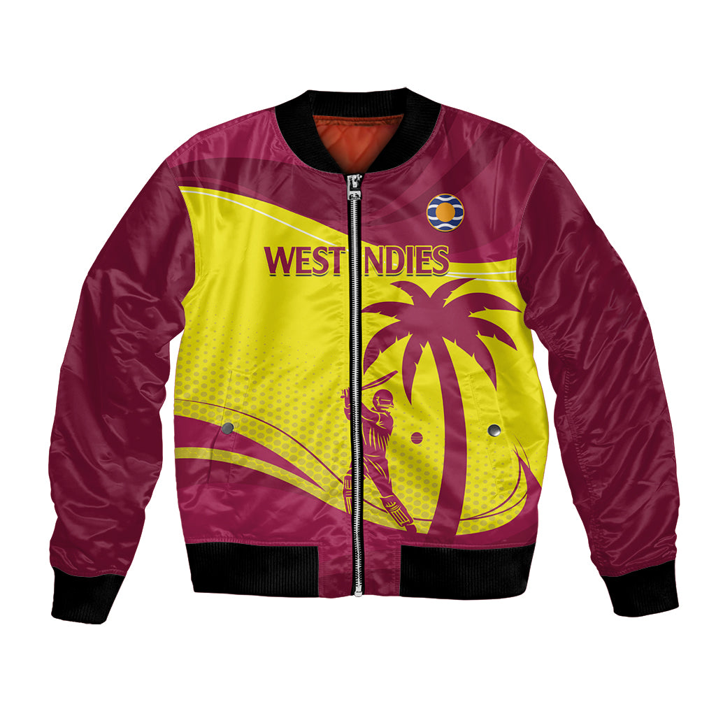 Custom West Indies Cricket Bomber Jacket 2024 World Cup Go Windies