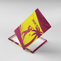 Custom West Indies Cricket Canvas Wall Art 2024 World Cup Go Windies - Wonder Print Shop
