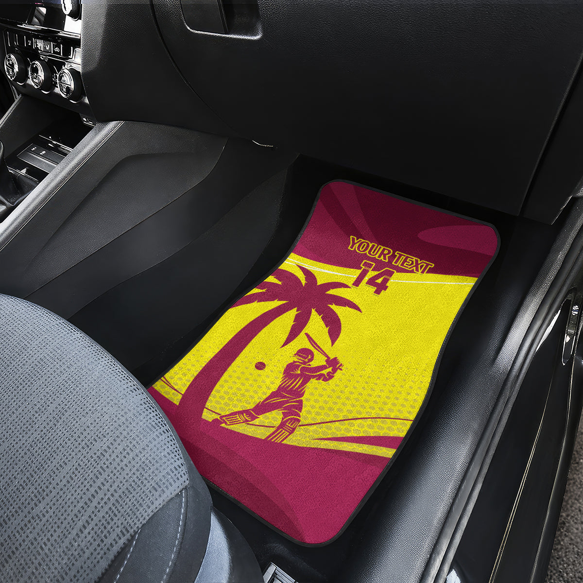 Custom West Indies Cricket Car Mats 2024 World Cup Go Windies - Wonder Print Shop