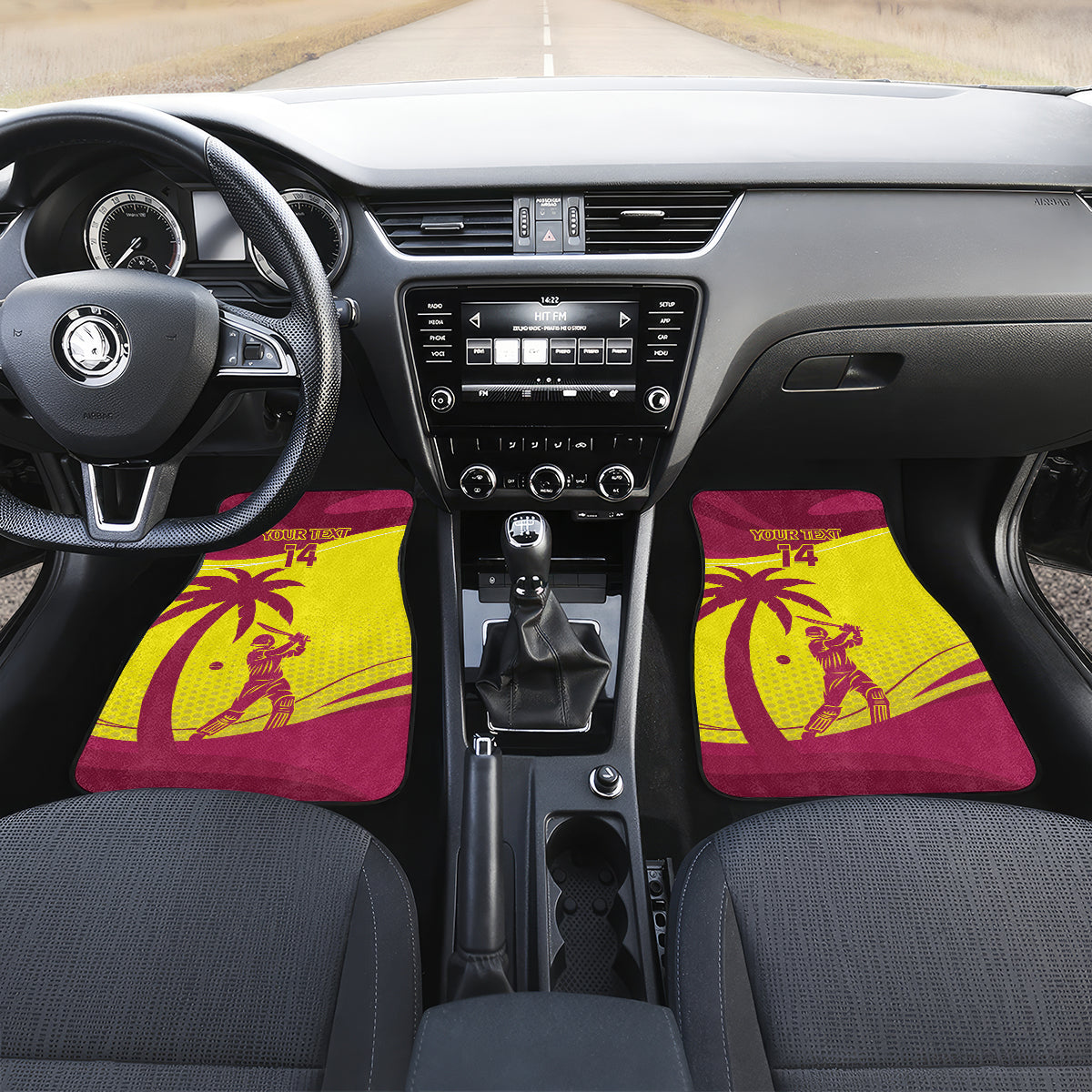Custom West Indies Cricket Car Mats 2024 World Cup Go Windies - Wonder Print Shop