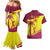 Custom West Indies Cricket Couples Matching Mermaid Dress and Hawaiian Shirt 2024 World Cup Go Windies