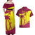 Custom West Indies Cricket Couples Matching Off Shoulder Maxi Dress and Hawaiian Shirt 2024 World Cup Go Windies
