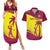 Custom West Indies Cricket Couples Matching Summer Maxi Dress and Hawaiian Shirt 2024 World Cup Go Windies