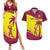 Custom West Indies Cricket Couples Matching Summer Maxi Dress and Hawaiian Shirt 2024 World Cup Go Windies - Wonder Print Shop