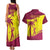 Custom West Indies Cricket Couples Matching Tank Maxi Dress and Hawaiian Shirt 2024 World Cup Go Windies