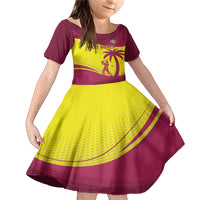 Custom West Indies Cricket Family Matching Mermaid Dress and Hawaiian Shirt 2024 World Cup Go Windies - Wonder Print Shop