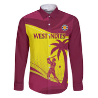 Custom West Indies Cricket Family Matching Off The Shoulder Long Sleeve Dress and Hawaiian Shirt 2024 World Cup Go Windies - Wonder Print Shop