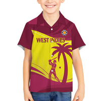 Custom West Indies Cricket Family Matching Puletasi and Hawaiian Shirt 2024 World Cup Go Windies - Wonder Print Shop