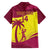Custom West Indies Cricket Family Matching Short Sleeve Bodycon Dress and Hawaiian Shirt 2024 World Cup Go Windies