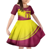 Custom West Indies Cricket Family Matching Summer Maxi Dress and Hawaiian Shirt 2024 World Cup Go Windies - Wonder Print Shop