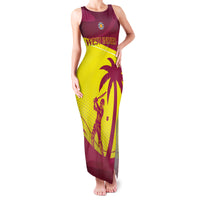 Custom West Indies Cricket Family Matching Tank Maxi Dress and Hawaiian Shirt 2024 World Cup Go Windies - Wonder Print Shop