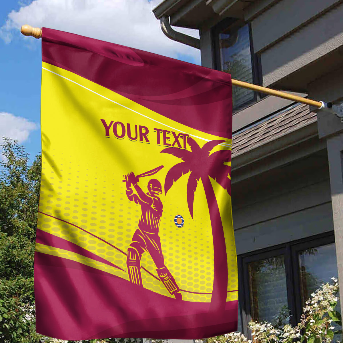 Custom West Indies Cricket Garden Flag 2024 World Cup Go Windies - Wonder Print Shop