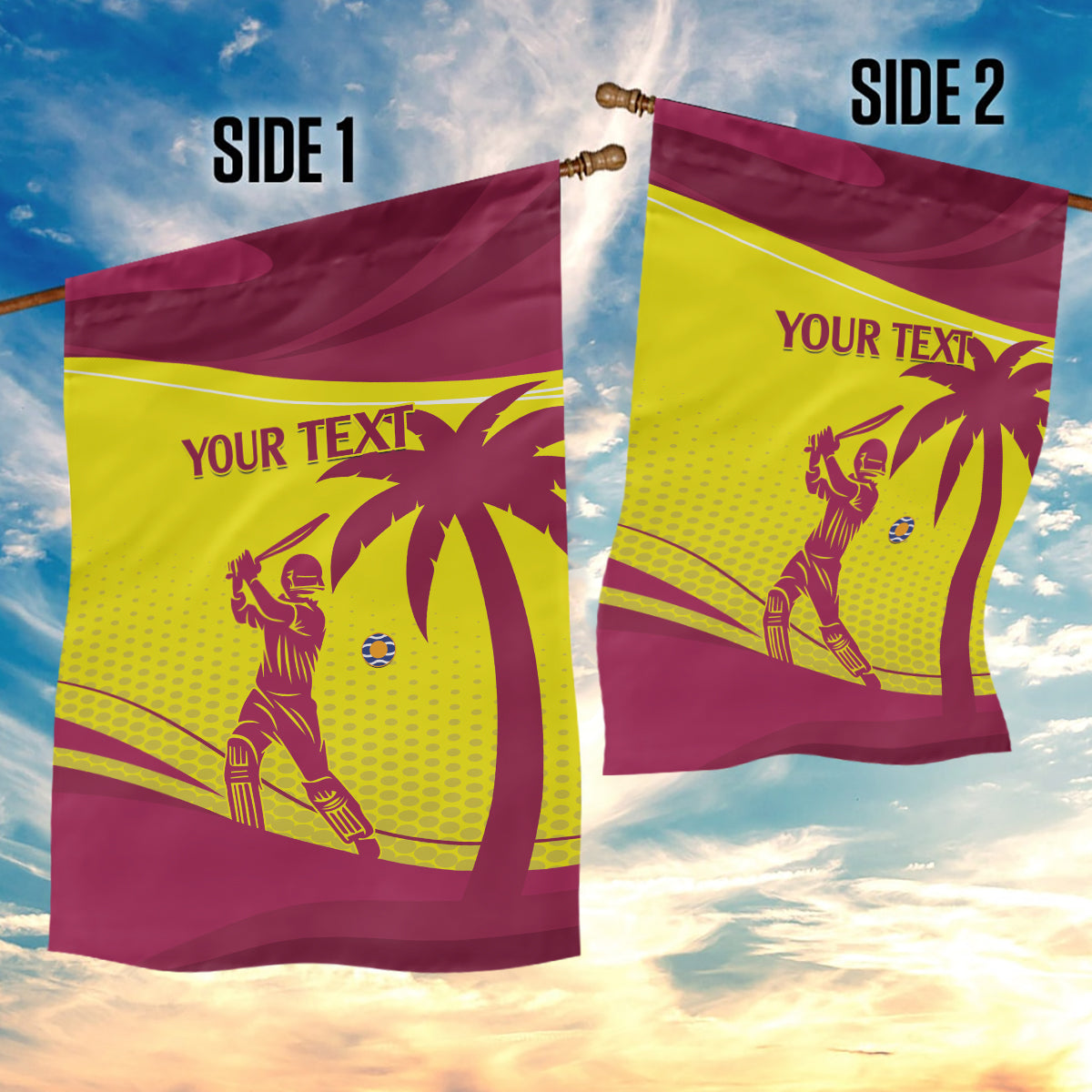 Custom West Indies Cricket Garden Flag 2024 World Cup Go Windies - Wonder Print Shop
