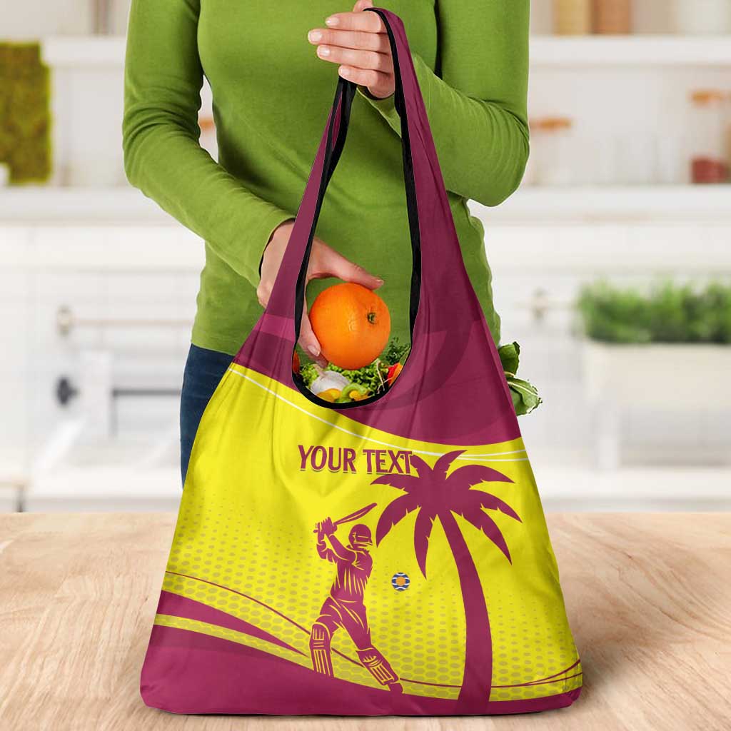 Custom West Indies Cricket Grocery Bag World Cup Go Windies