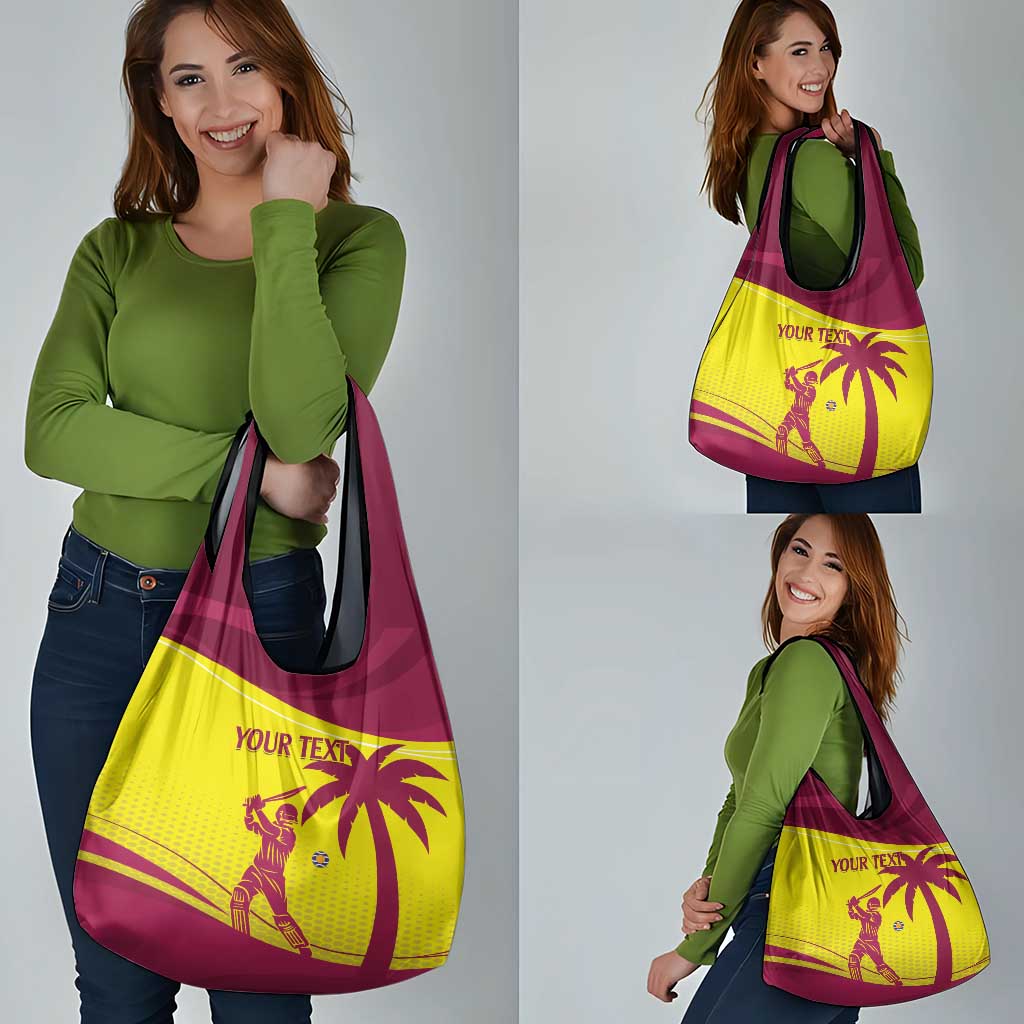 Custom West Indies Cricket Grocery Bag World Cup Go Windies