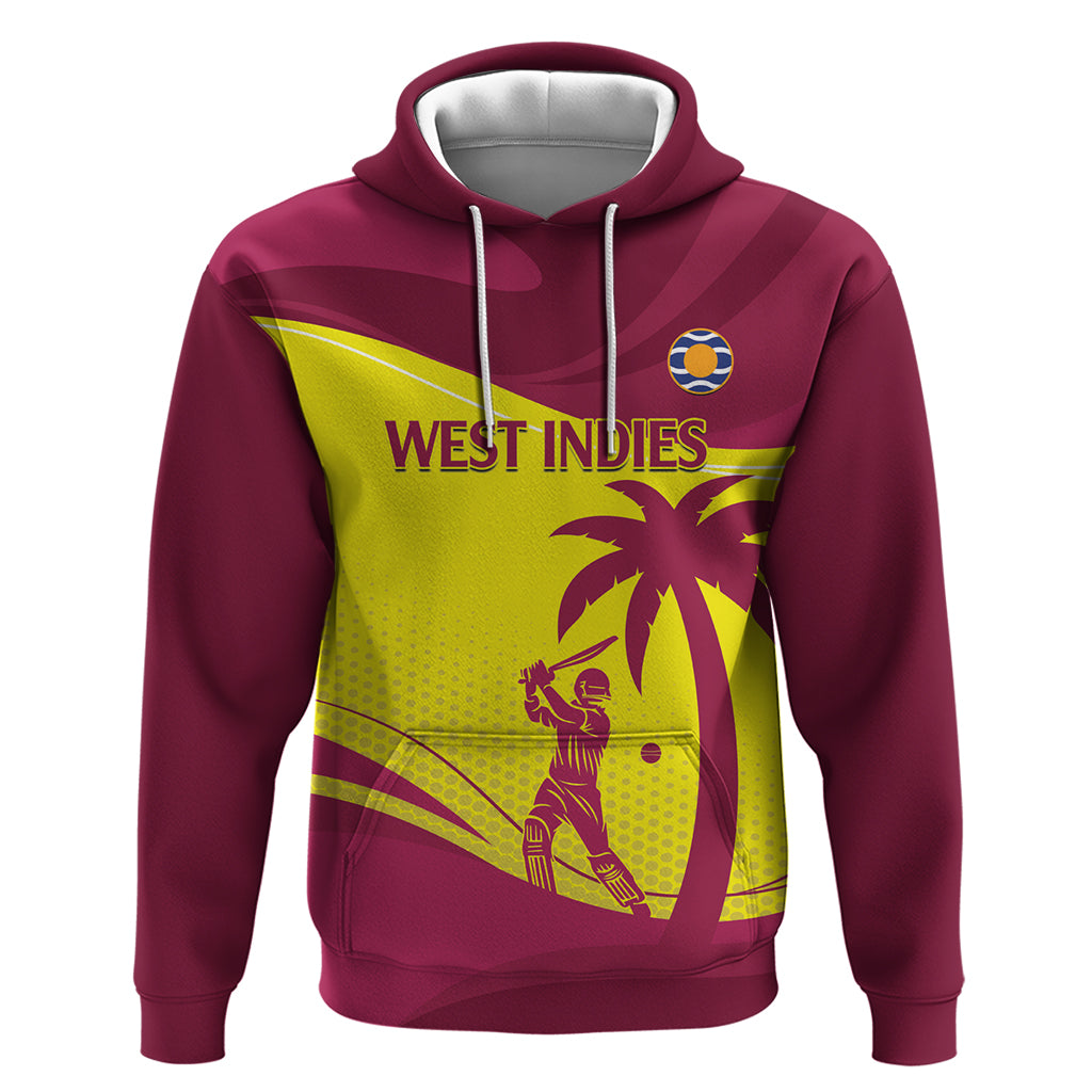 Custom West Indies Cricket Hoodie 2024 World Cup Go Windies