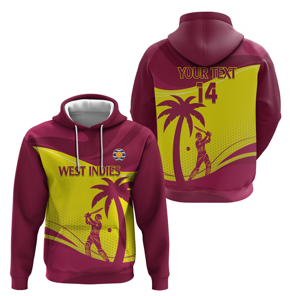 Custom West Indies Cricket Hoodie 2024 World Cup Go Windies - Wonder Print Shop