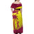 Custom West Indies Cricket Off Shoulder Maxi Dress 2024 World Cup Go Windies