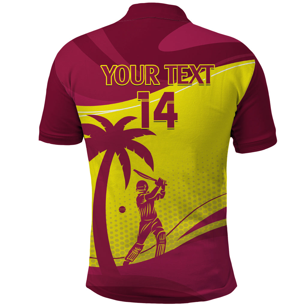 Custom West Indies Cricket Polo Shirt 2024 World Cup Go Windies - Wonder Print Shop