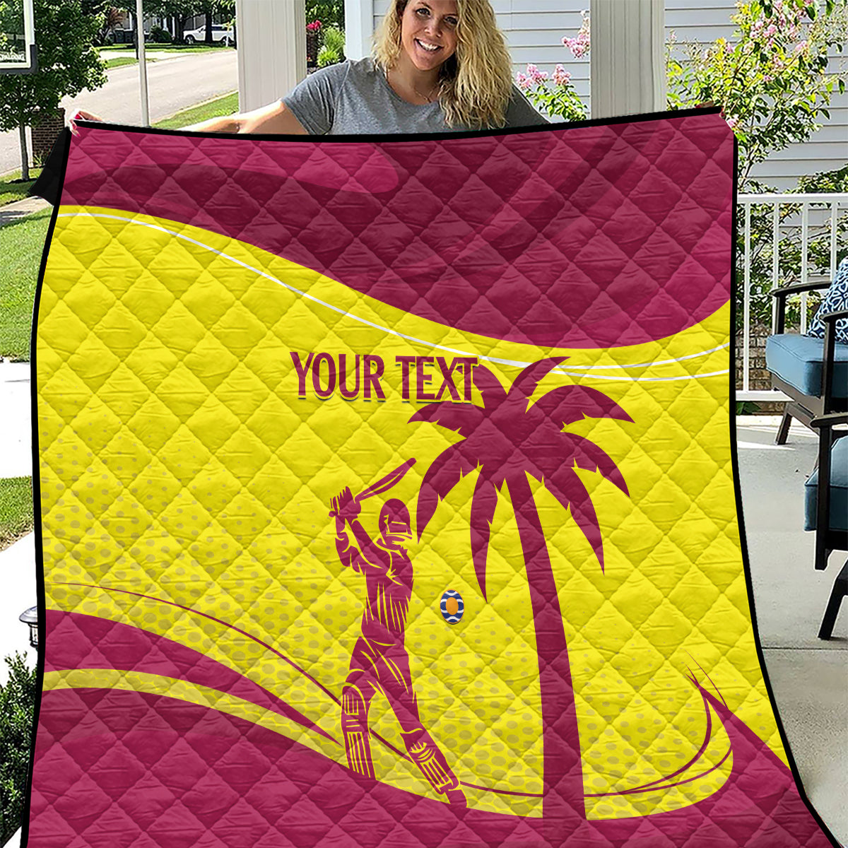 Custom West Indies Cricket Quilt 2024 World Cup Go Windies - Wonder Print Shop
