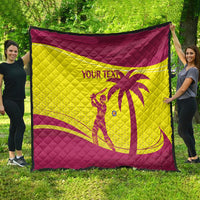 Custom West Indies Cricket Quilt 2024 World Cup Go Windies - Wonder Print Shop