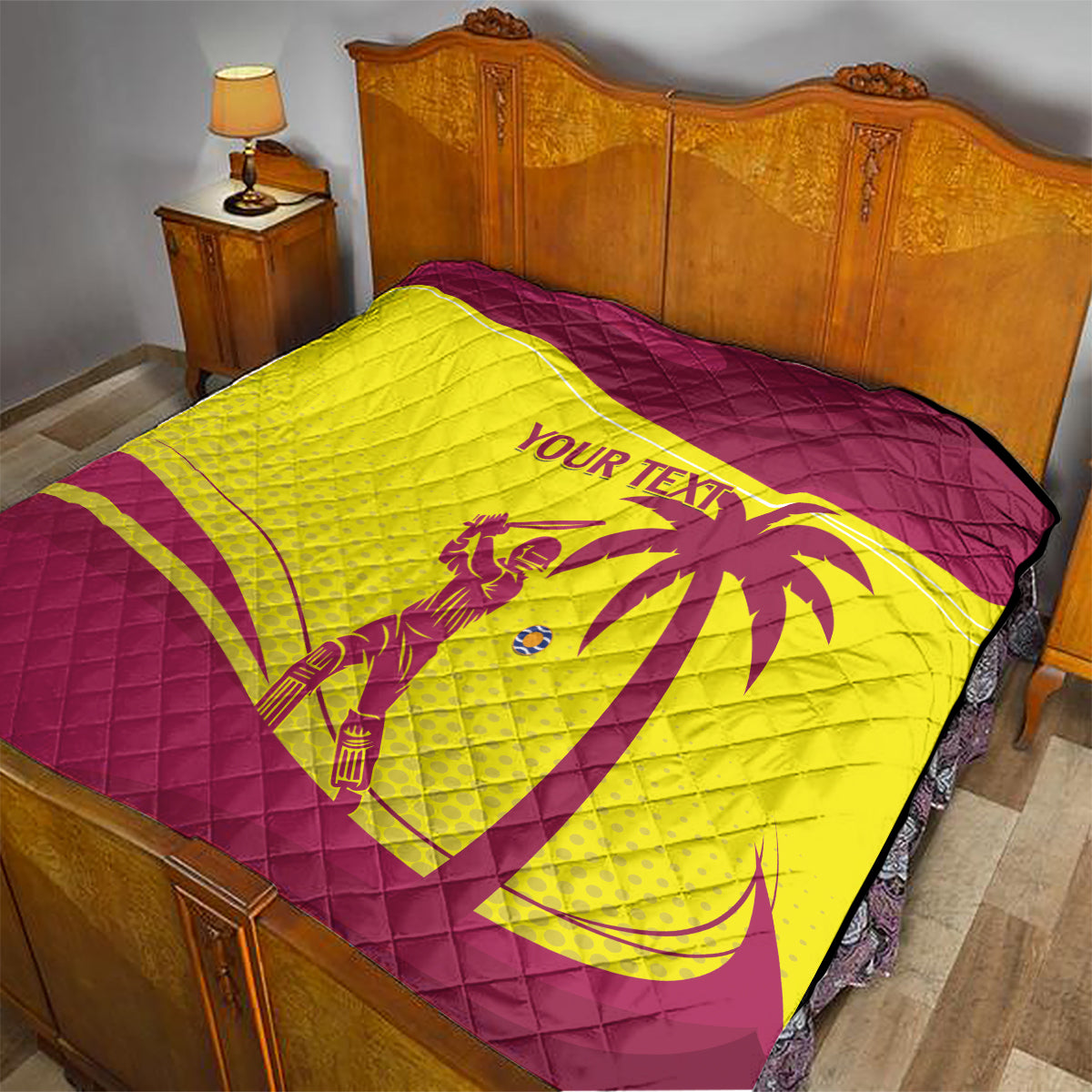 Custom West Indies Cricket Quilt 2024 World Cup Go Windies - Wonder Print Shop