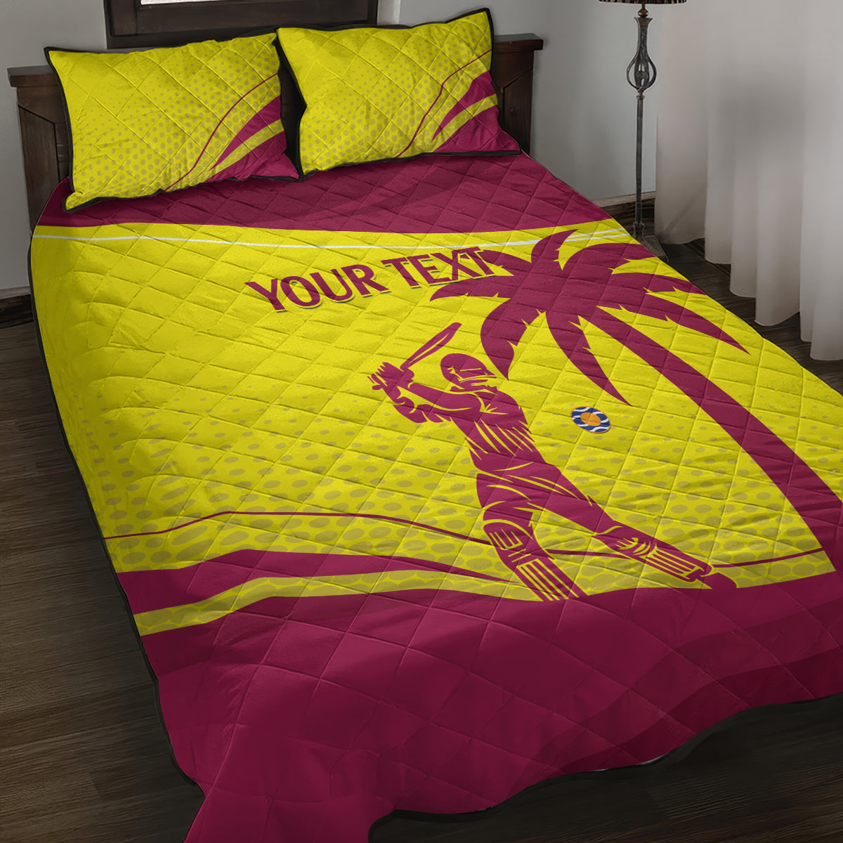 Custom West Indies Cricket Quilt Bed Set 2024 World Cup Go Windies - Wonder Print Shop