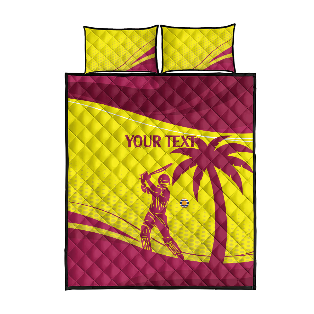 Custom West Indies Cricket Quilt Bed Set 2024 World Cup Go Windies - Wonder Print Shop