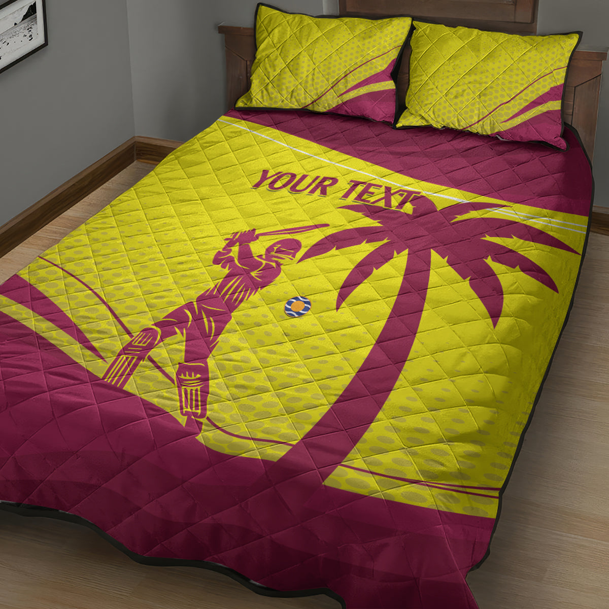 Custom West Indies Cricket Quilt Bed Set 2024 World Cup Go Windies - Wonder Print Shop