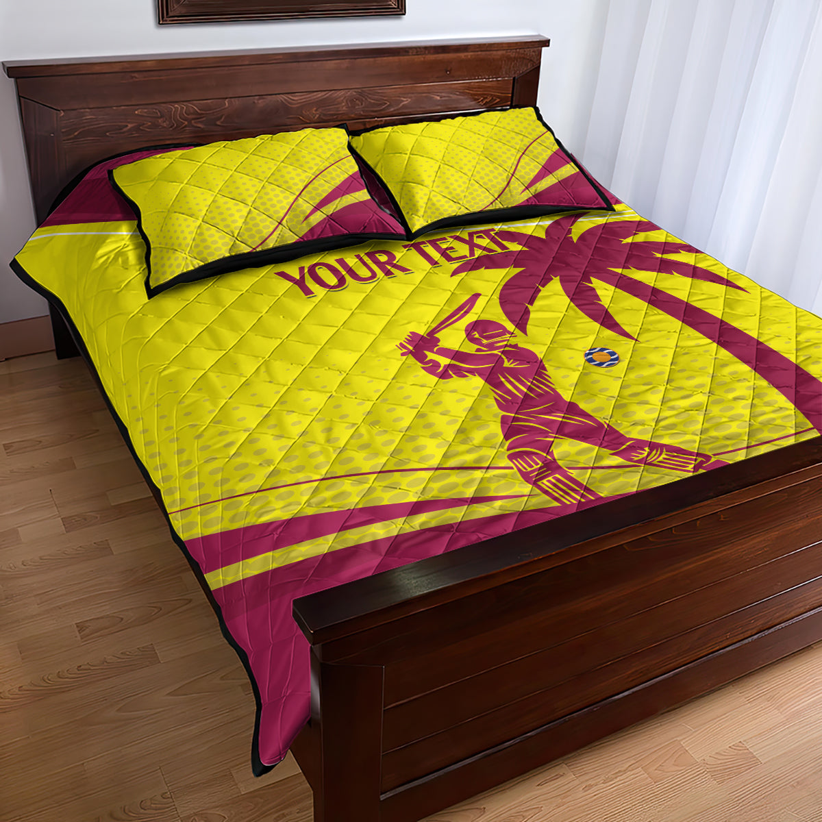 Custom West Indies Cricket Quilt Bed Set 2024 World Cup Go Windies - Wonder Print Shop