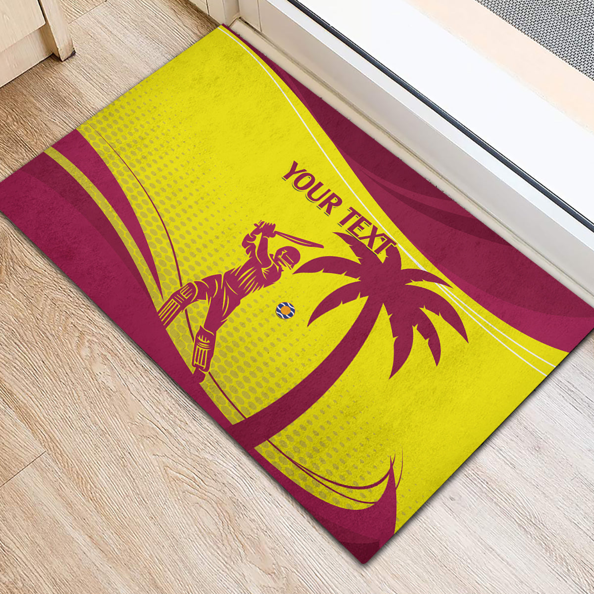 Custom West Indies Cricket Rubber Doormat 2024 World Cup Go Windies - Wonder Print Shop