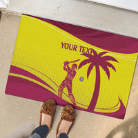 Custom West Indies Cricket Rubber Doormat 2024 World Cup Go Windies - Wonder Print Shop