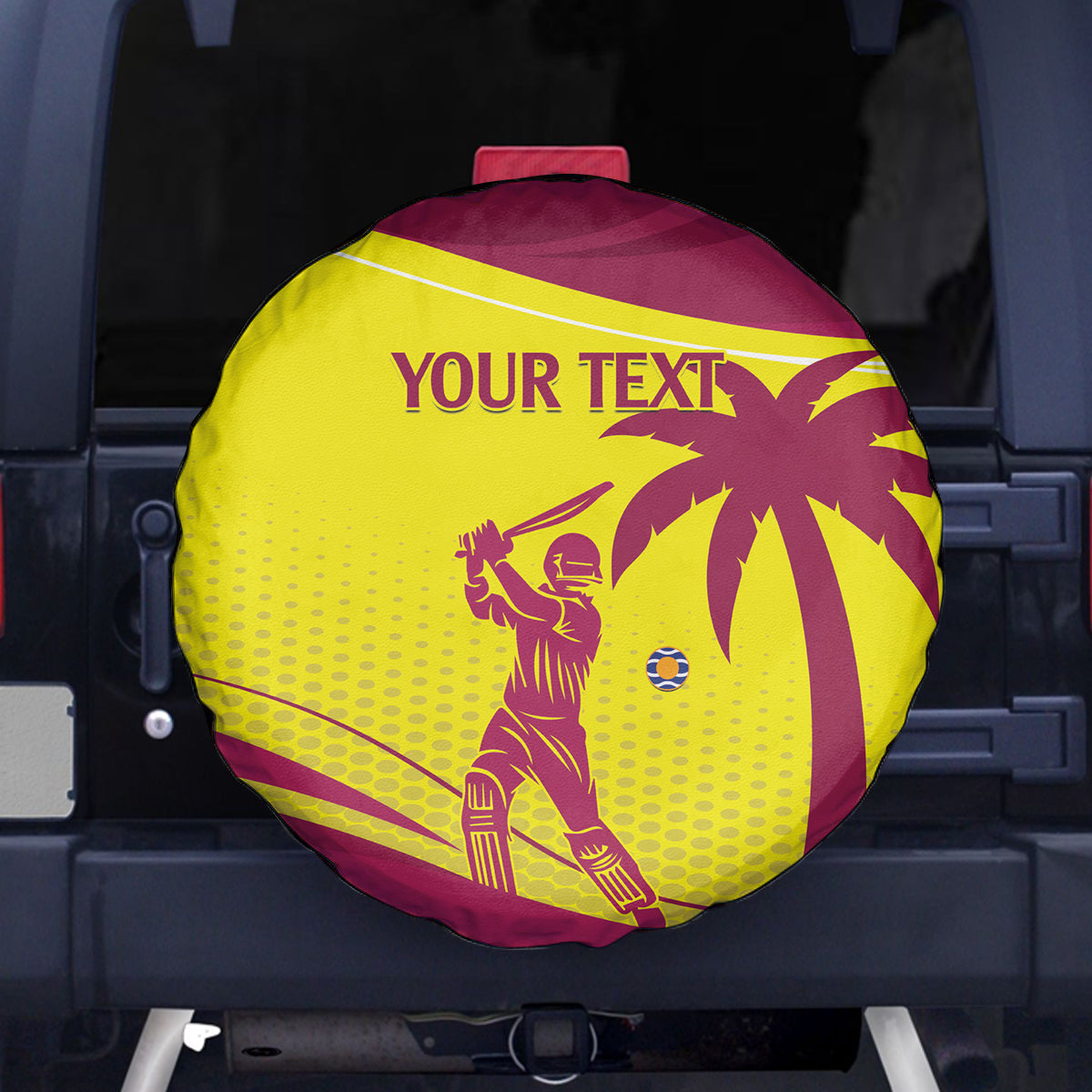 Custom West Indies Cricket Spare Tire Cover 2024 World Cup Go Windies - Wonder Print Shop