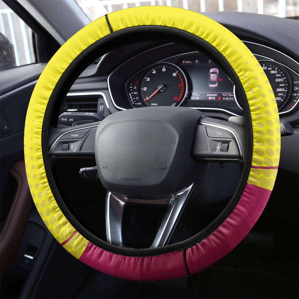 Custom West Indies Cricket Steering Wheel Cover 2024 World Cup Go Windies - Wonder Print Shop