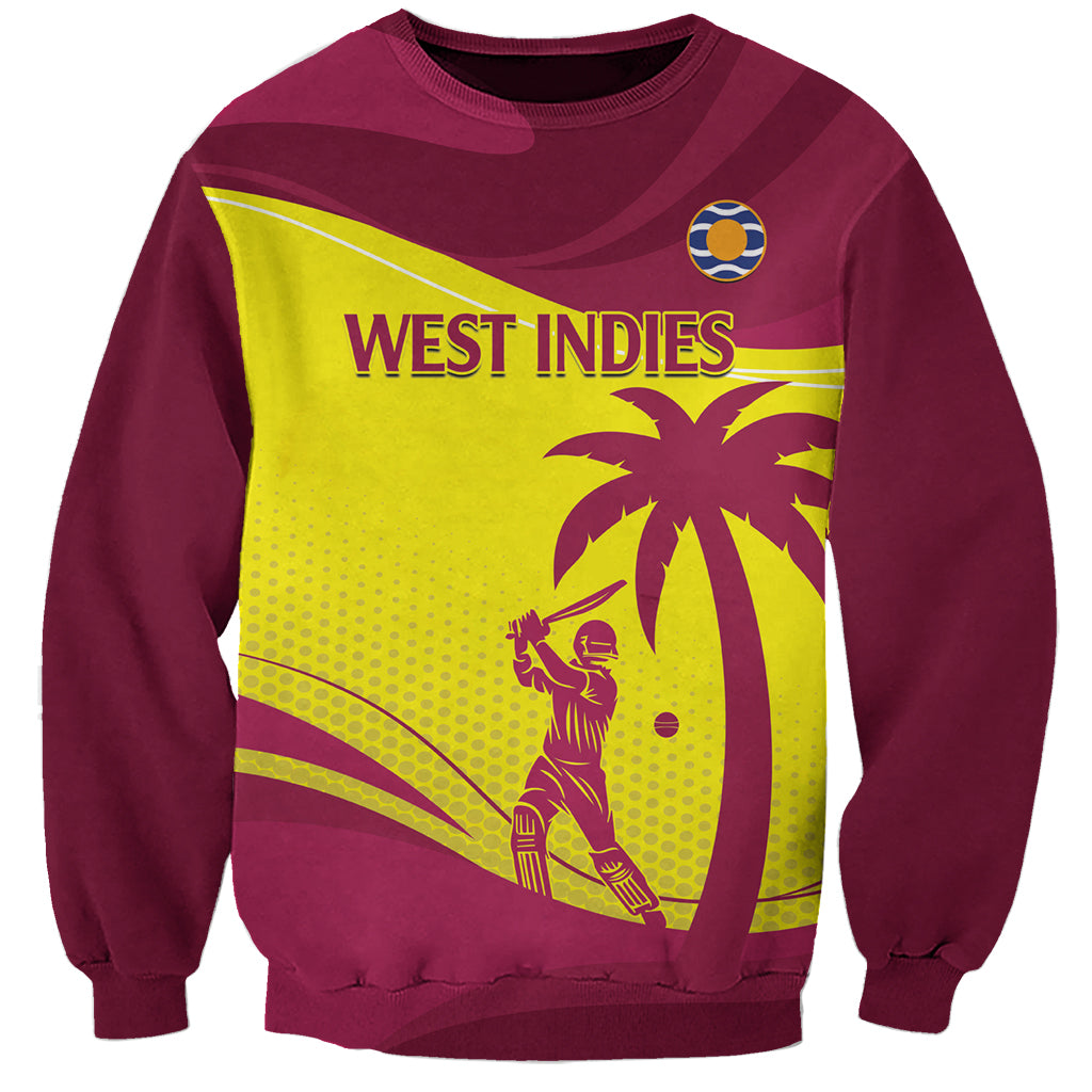 Custom West Indies Cricket Sweatshirt 2024 World Cup Go Windies