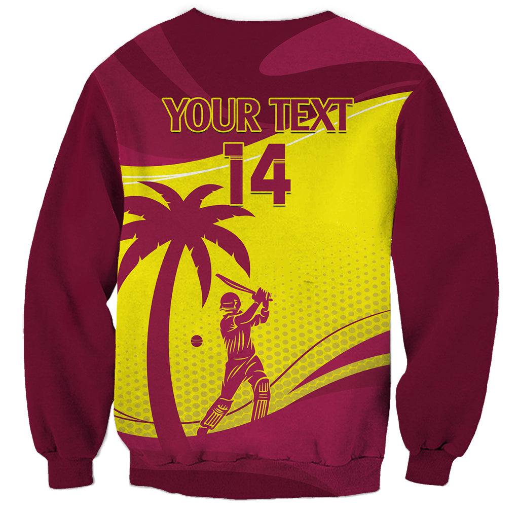Custom West Indies Cricket Sweatshirt 2024 World Cup Go Windies - Wonder Print Shop