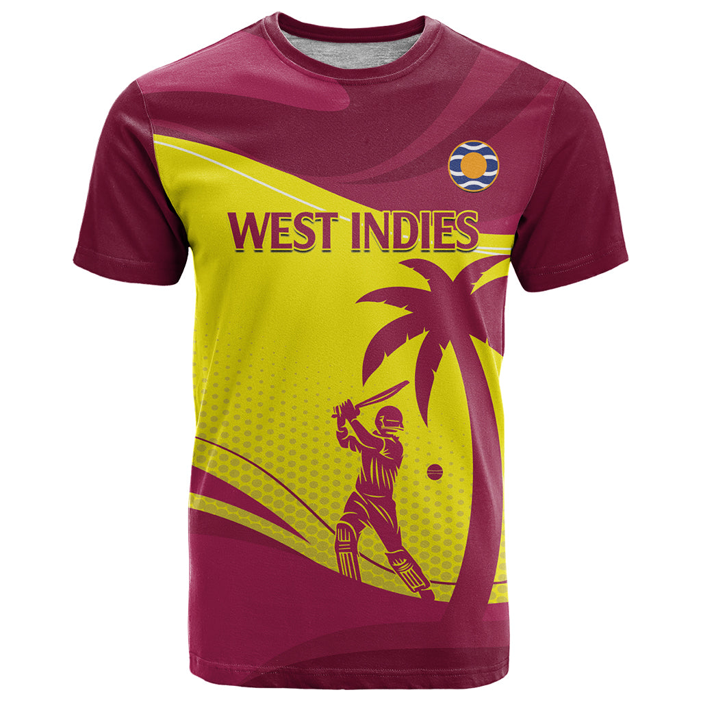 Custom West Indies Cricket T Shirt 2024 World Cup Go Windies