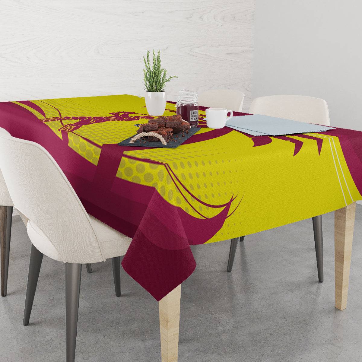 Custom West Indies Cricket Tablecloth 2024 World Cup Go Windies - Wonder Print Shop