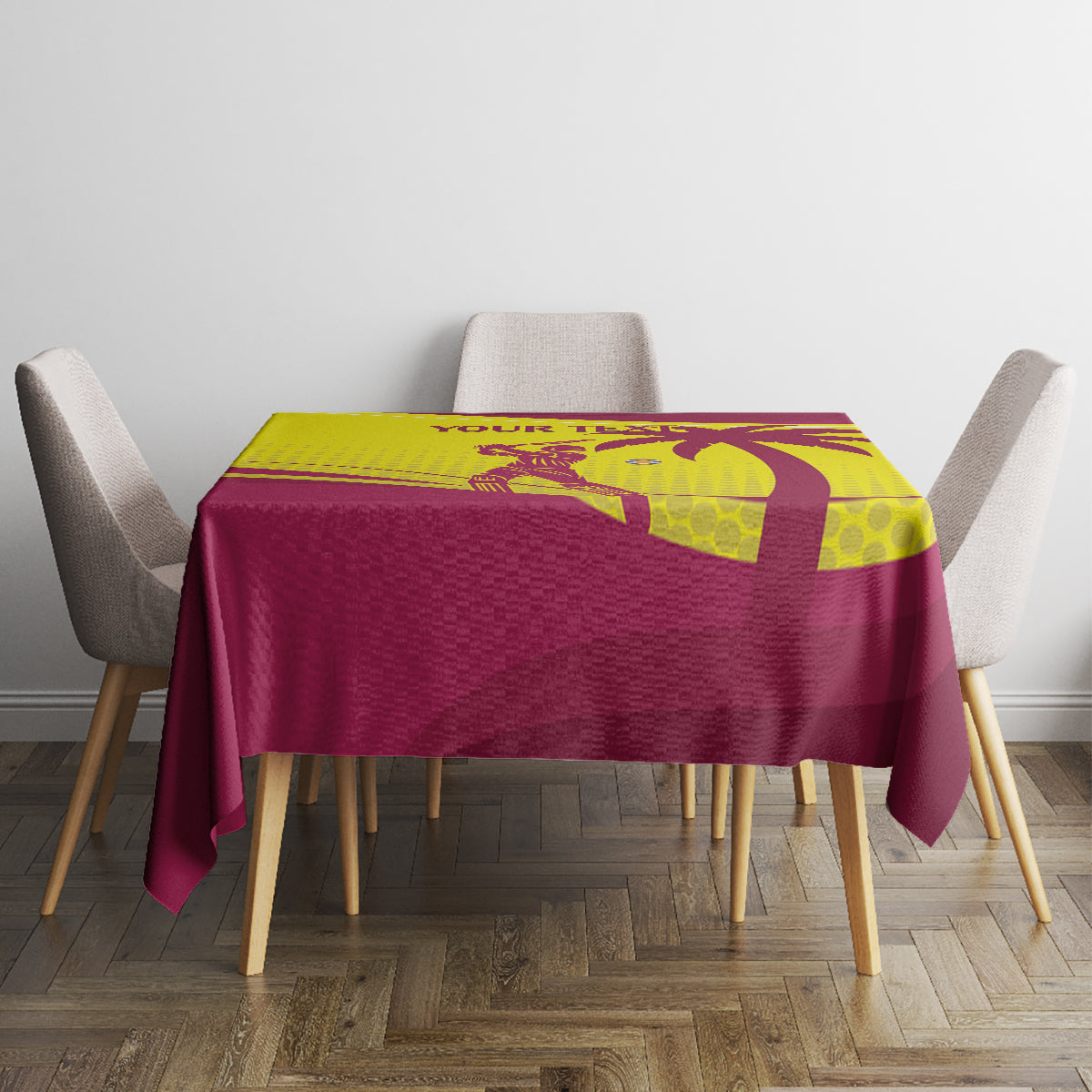Custom West Indies Cricket Tablecloth 2024 World Cup Go Windies - Wonder Print Shop