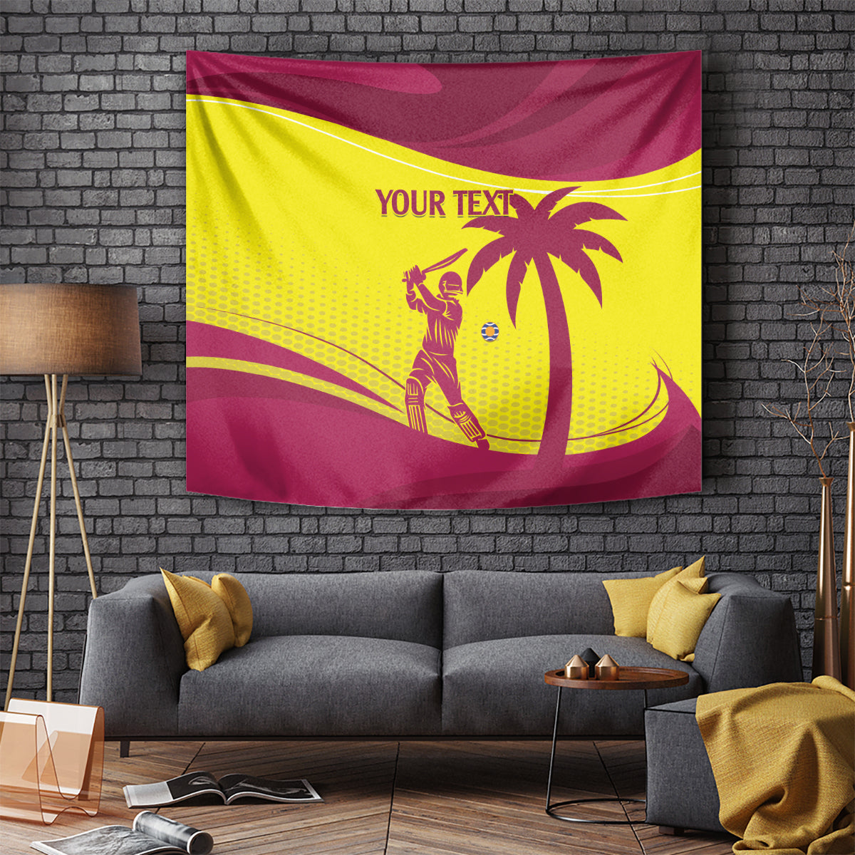 Custom West Indies Cricket Tapestry 2024 World Cup Go Windies - Wonder Print Shop