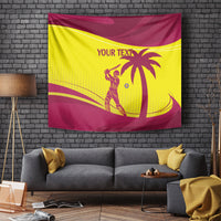 Custom West Indies Cricket Tapestry 2024 World Cup Go Windies - Wonder Print Shop