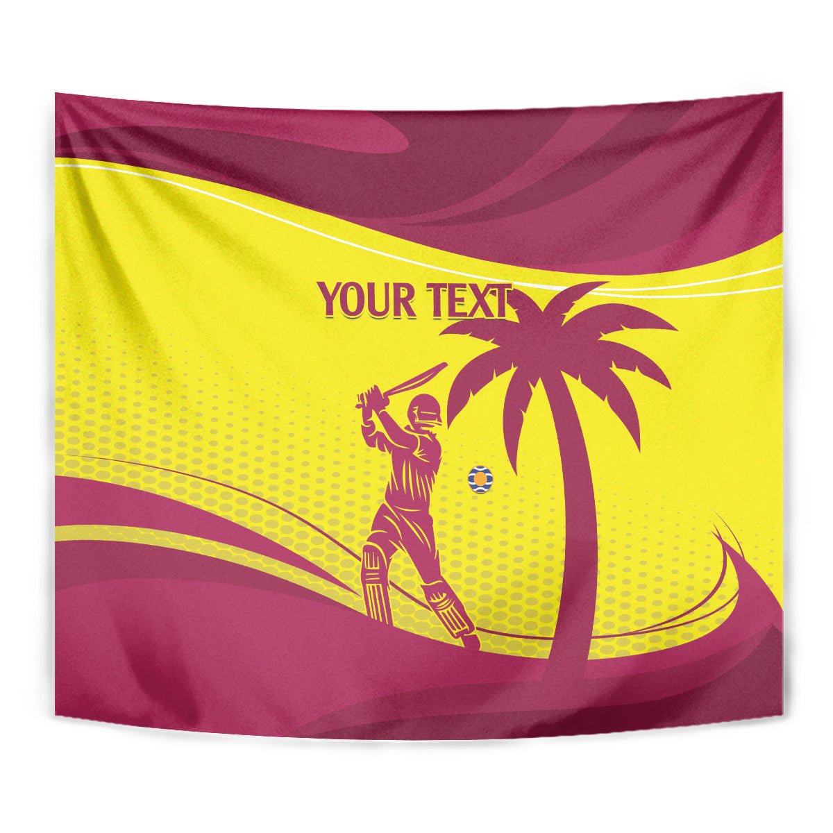 Custom West Indies Cricket Tapestry 2024 World Cup Go Windies - Wonder Print Shop