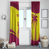 Custom West Indies Cricket Window Curtain 2024 World Cup Go Windies - Wonder Print Shop