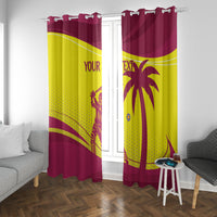 Custom West Indies Cricket Window Curtain 2024 World Cup Go Windies - Wonder Print Shop