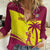 Custom West Indies Cricket Women Casual Shirt 2024 World Cup Go Windies