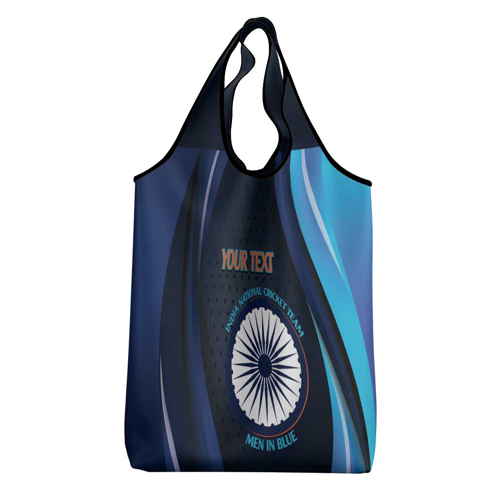 Custom India Cricket Grocery Bag World Cup Go Men in Blue